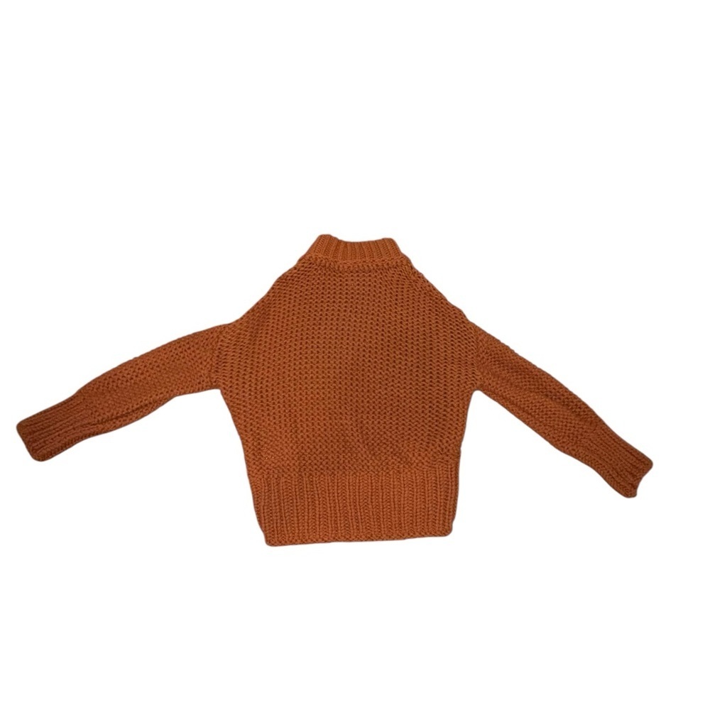 Free People My Only Sunshine Chunky Slouchy Knit Sweater Tuscan Earth Orange XS - Picture 4 of 10
